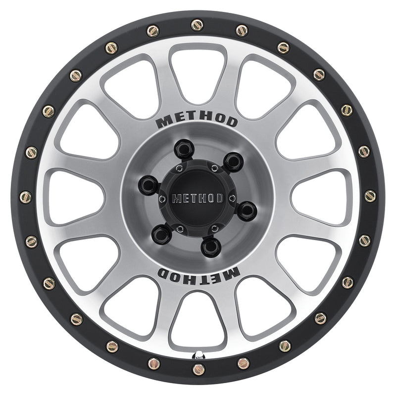 Method Race Wheels 305 NV ホイール マシンド/マットブラックリップ 18x9