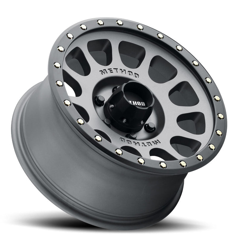 Method Race Wheels 305 NV チタニウム/マットブラックリップ 16x8