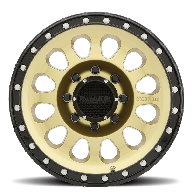 Method Race Wheels 315 キャストホイール ゴールド/ブラックリップ 17x8.5 6x135
