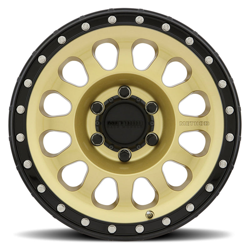 Method Race Wheels 315 キャストホイール ゴールド/ブラックリップ 17x8.5 6x135