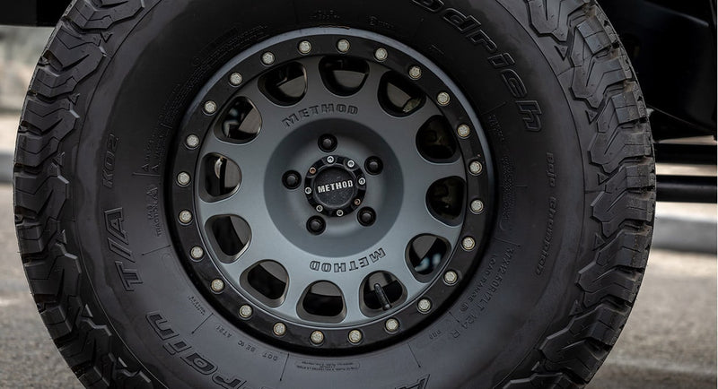 305 Titanium Matte Black Lip 17" 18" 20" 6x5.5 TOYOTA / LEXUS