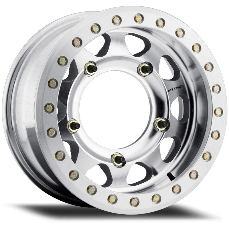 Method Race Wheels 101 Buggy Beadlock 17x8 マシンド/ロー (5x205 / オフセット -51mm)