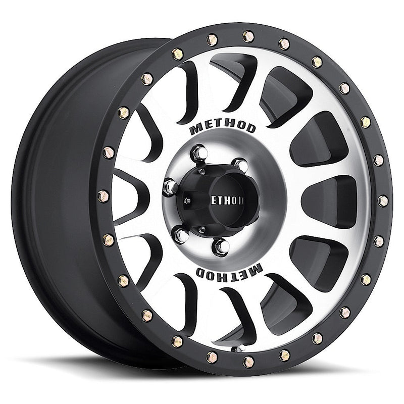 Method Race Wheels 305 NV ホイール マシンド/マットブラックリップ 18x9