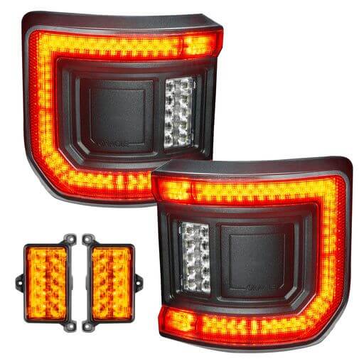 スムーズテールランプ/オレンジランプセット グラディエーター　LED FLASH MOUNT LED TAILIGHT AMBER SET Gladiator