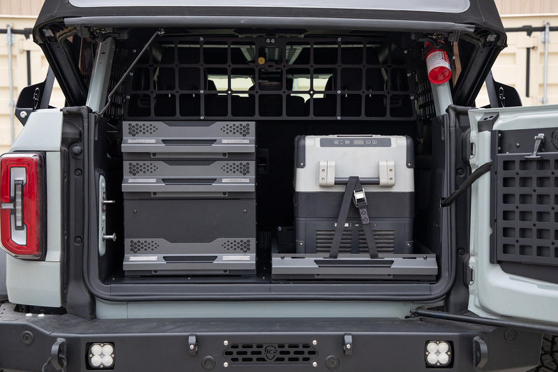 JCR オフロード Off-Grid モジュラードロワーシステム フロア フォード ブロンコ 4ドア 2021-2026