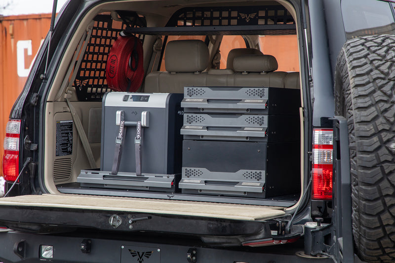 ビクトリー4x4 トヨタ Land Cruiser 100系/レクサス LX470 Off-Grid モジュラードロワーシステム フロアパネル