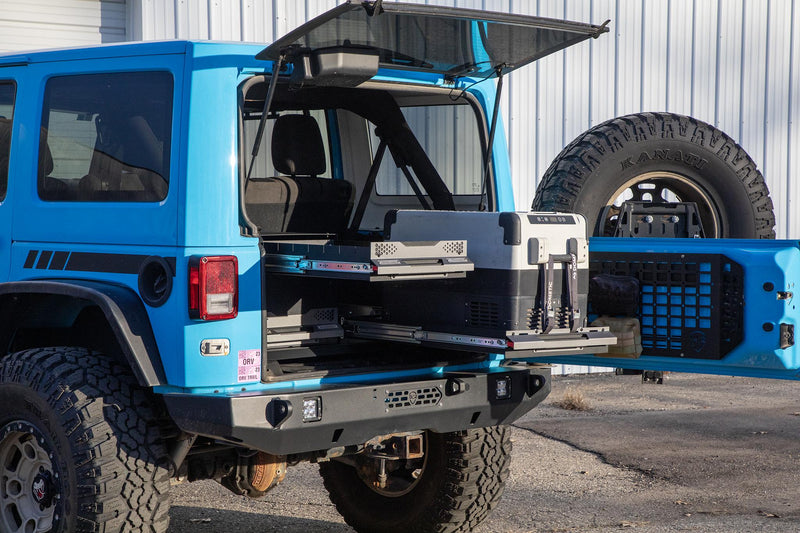 JCR オフロード Off-Grid モジュラードロワーシステム フロアパネル (ジープ ラングラー JK 4ドア 2007-2018)