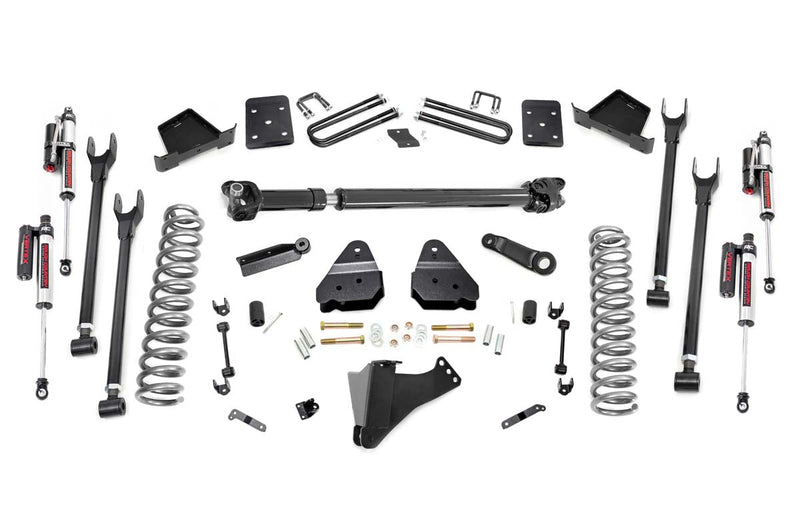 Rough Country 6インチリフトアップキット ディーゼル 4-Link FR D/S Vertex フォード F-250/F-350 Super Duty 2017-2022