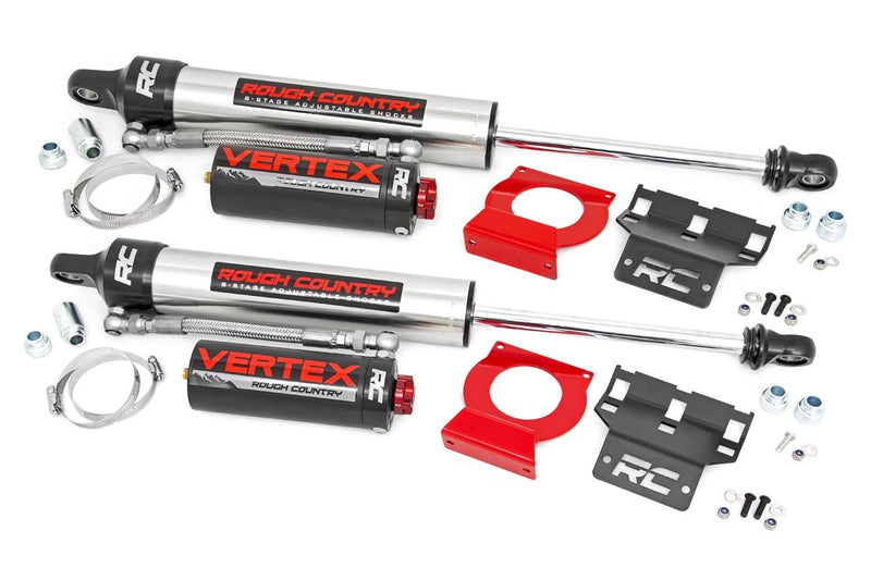 Rough Country Vertex 2.5 リザーバー フロントショック 6インチリフト ジープ グラディエーター JT / ラングラー JL