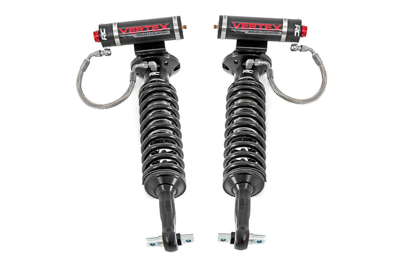 Rough Country Vertex 2.5 リザーバーコイルオーバー フロント 3インチ フォード F-150 4WD 2014-2026
