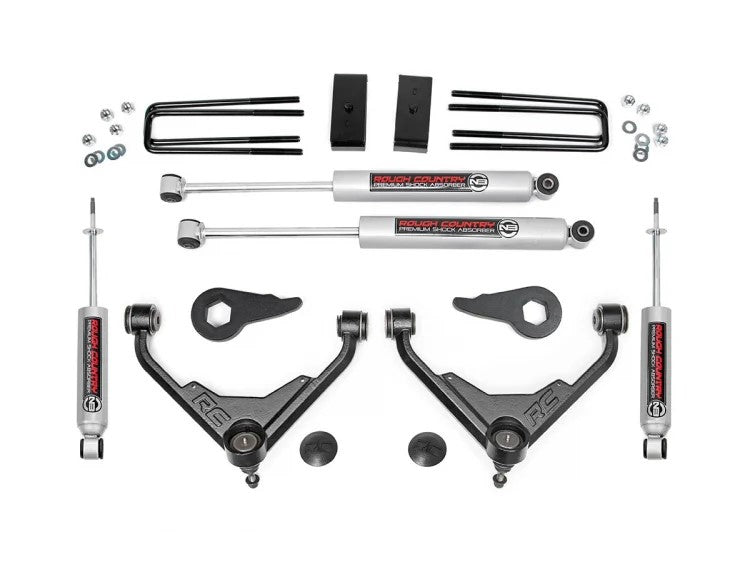 ラフカントリー 3インチ リフトキット (GM 2500/3500 PU/SUV 2WD/4WD FK・FF RPO 2001-2010) 859830
