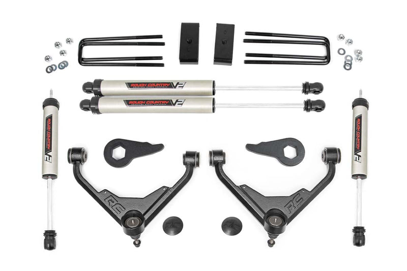 Rough Country 3インチ リフトキット V2 FK FF シボレー/GMC 2500HD・3500HD 2001-2010 | 859870