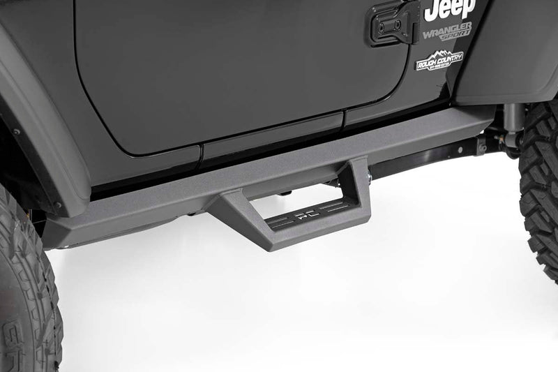 Rough Country コンタードドロップステップ ジープ ラングラー JL 2ドア 4WD 2018-2026