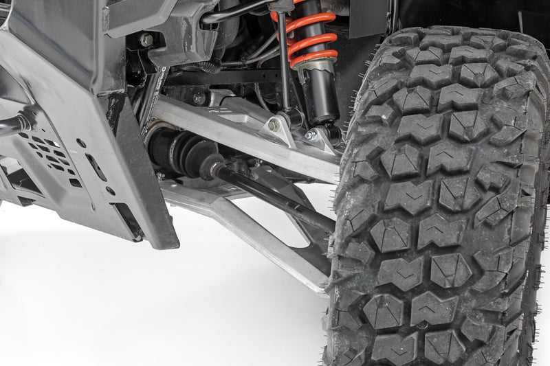 Rough Country アルミコントロールアーム ハイクリアランス 2インチ前方オフセット ポラリス Ranger 1000XP用