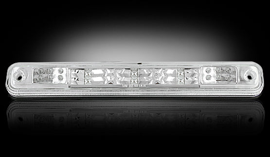 Recon GMC/シボレー 94-98 CK シエラ/シルバラード 第3ブレーキライトキット 赤色LED+白色LED カーゴライト クリアレンズ