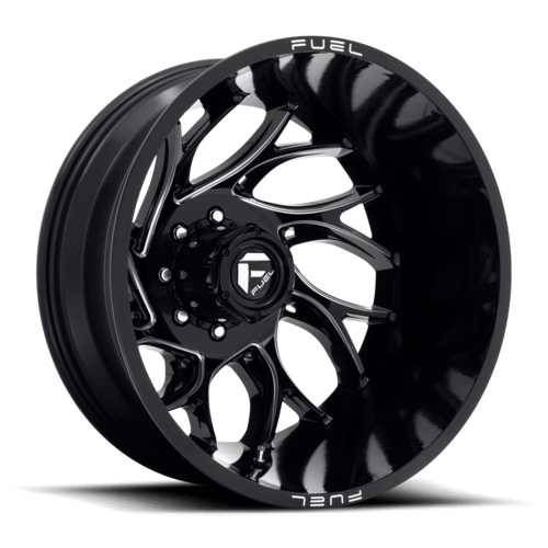 フューエルオフロード D741 RUNNER DRW 22×8.25 8×210 オフセット-220 NBL