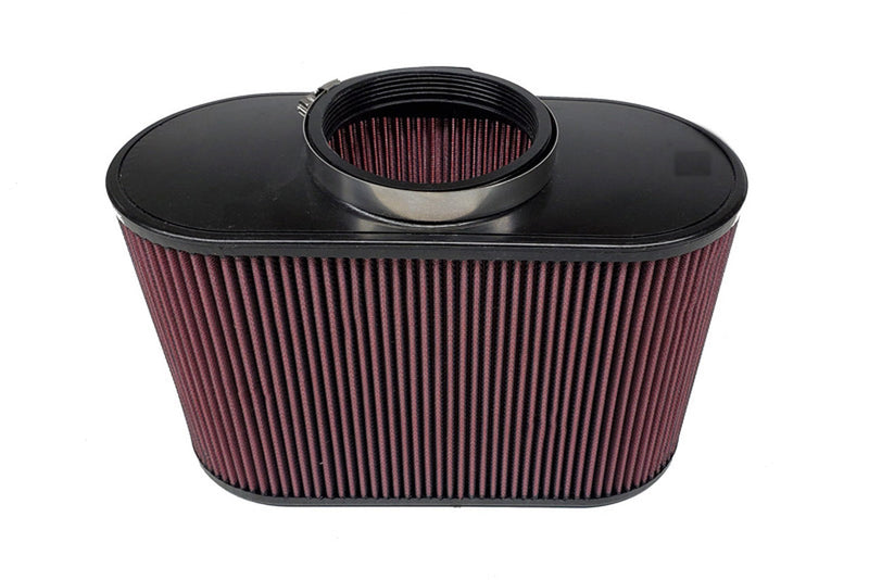 JLT エアインテーク交換用フィルター 4" x 12" オーバル (穴なし)