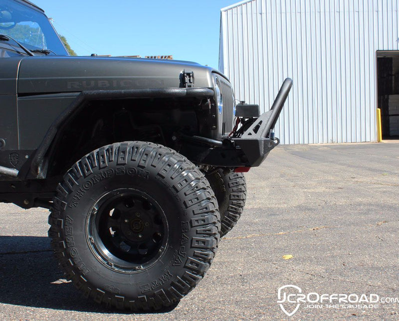 JCR オフロード ジープ ラングラー TJ/LJ Mauler スタビーフロントウインチバンパー