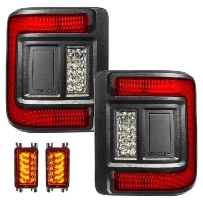 スムーズテールライト　オレンジランプセット　Wrangler LED FLASH MOUNT LED TAILIGHT AMBER SET ラングラー