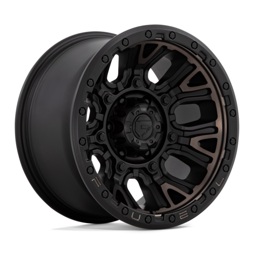 フューエルオフロード D824 TRACTION ホイール 17×9 5×127 オフセット -12 マットブラックチタン