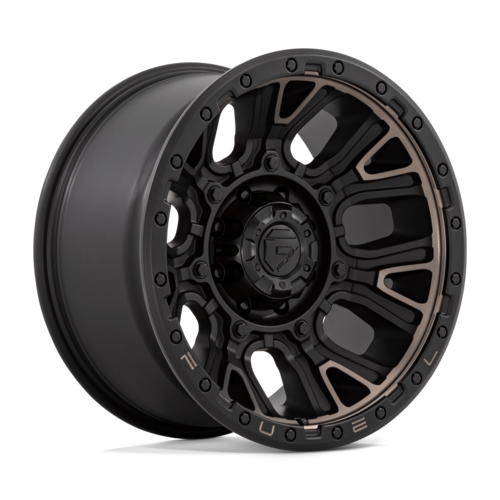フューエルオフロード D824 TRACTION ホイール 20×10 8×180 オフセット -18 マットブラックチタン