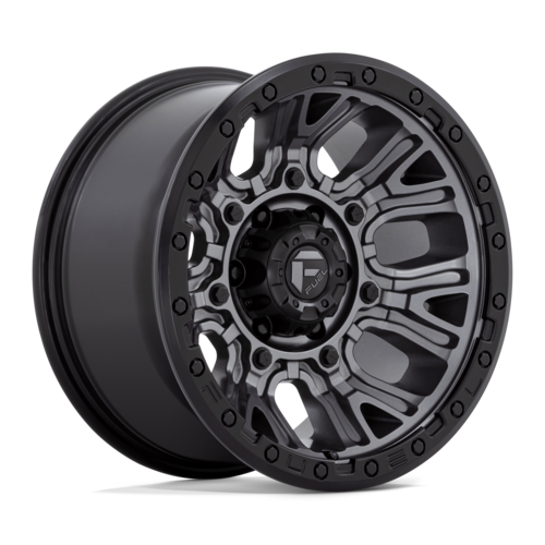 フューエルオフロード D825 TRACTION ホイール 20x10 5x127 オフセット -18 グロスブラック/ダブルダークティント