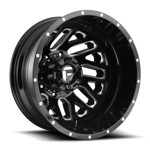 フューエルオフロード D581 TRITON DRW ホイール 20x8.25 8x200 オフセット-201 NBL