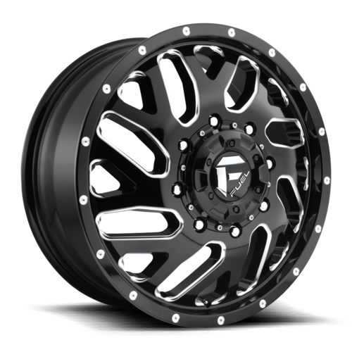 フューエルオフロード D581 TRITON DRW ホイール 22x8.25 8x210 オフセット+105 NBL