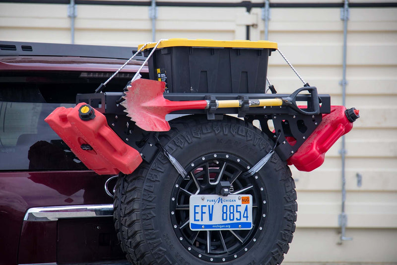 スペアタイヤ ラック　Spare Tire Utility Basket