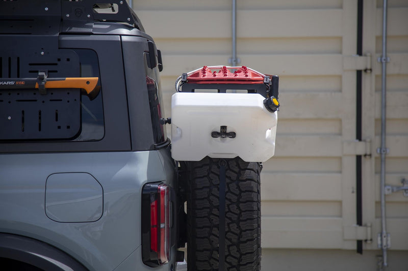 ビクトリー4x4 スペアタイヤマウント ユーティリティバスケット