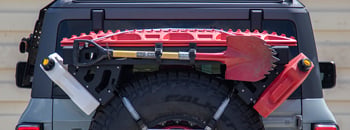 ビクトリー4x4 スペアタイヤマウント ユーティリティバスケット