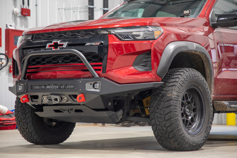 ビクトリー4x4 シボレー Colorado ZR2 アルミフロントバンパー EVO Blitz 2023+