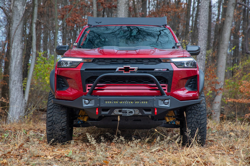 ビクトリー4x4 シボレー Colorado ZR2 アルミフロントバンパー EVO Blitz 2023+