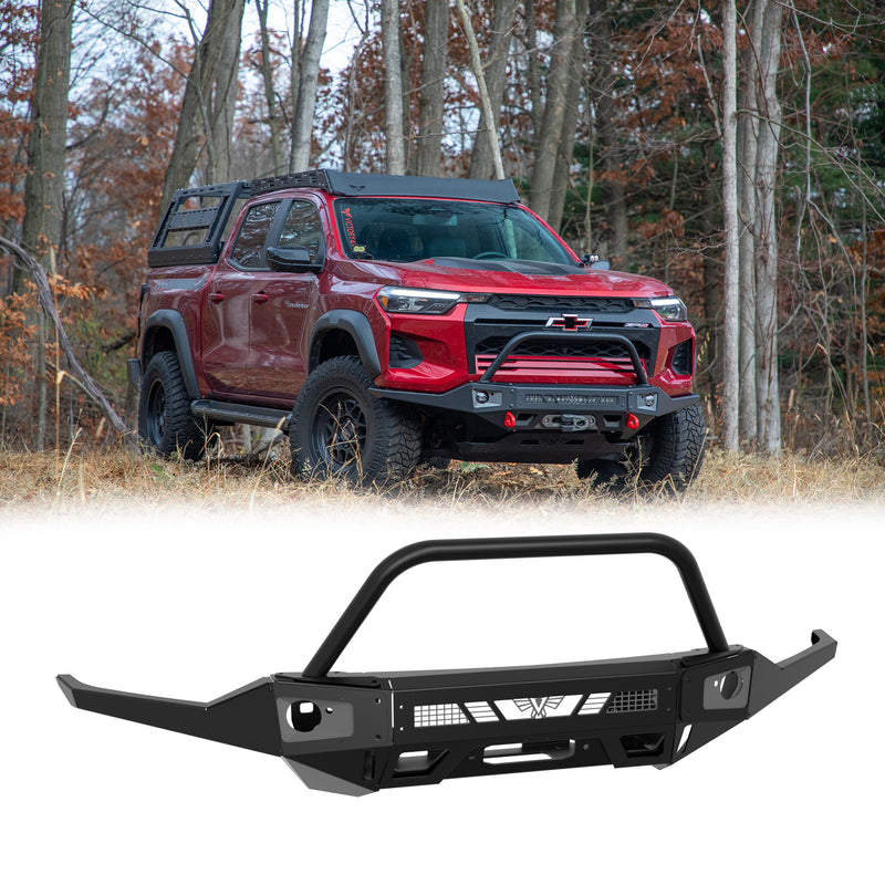 ビクトリー4x4 シボレー Colorado ZR2 アルミフロントバンパー EVO Blitz 2023+