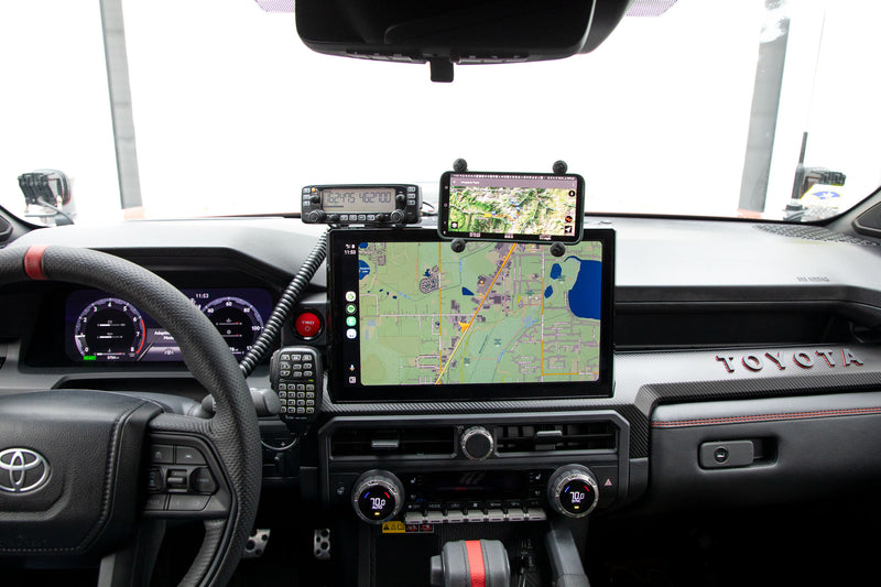 ビクトリー4x4 トヨタ タコマ DAM ダッシュアクセサリーマウント 4th Gen 14インチ画面専用