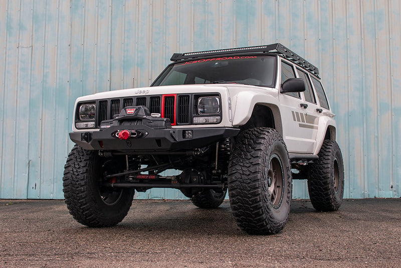 JCR オフロード Jeep チェロキー XJ Vanguard フロントウインチバンパー