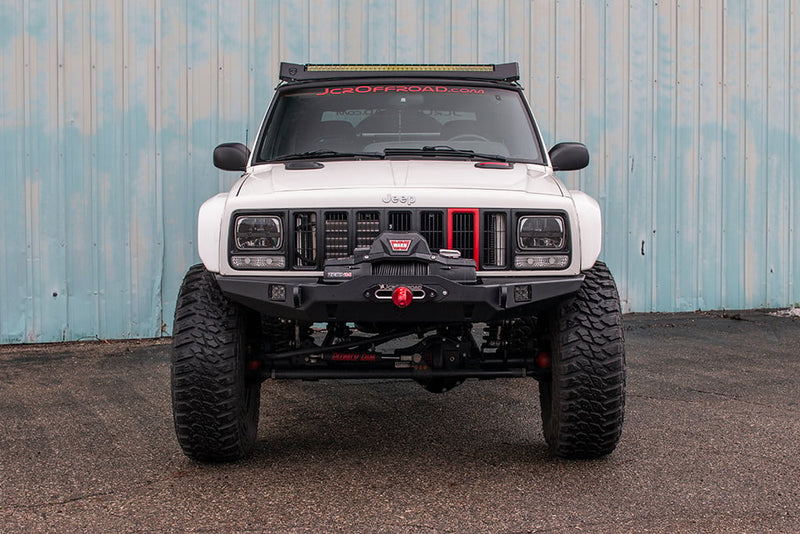 JCR オフロード Jeep チェロキー XJ Vanguard フロントウインチバンパー
