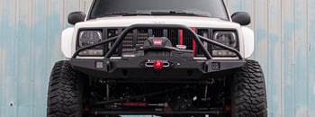 JCR オフロード Jeep チェロキー XJ Vanguard フロントウインチバンパー
