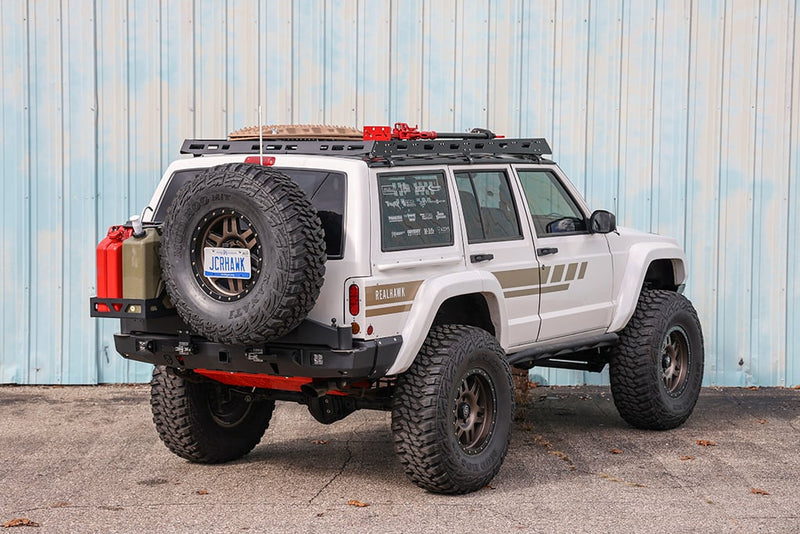 JCR オフロード ジープ チェロキー XJ Vanguard リアバンパー 1984-2001