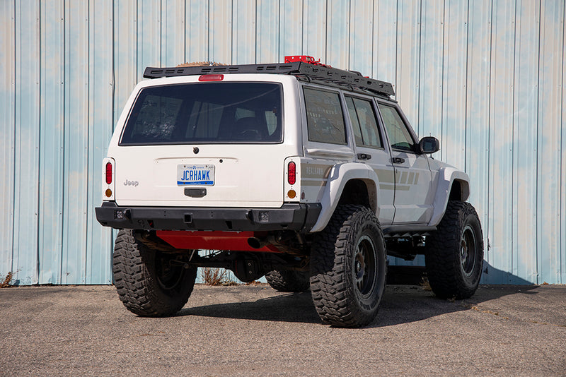 JCR オフロード ジープ チェロキー XJ Vanguard リアバンパー 1984-2001
