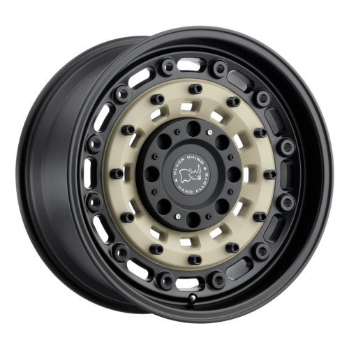 ブラックライノ ARSENAL BR ホイール 18×9.5 5×114.3 オフセット -12 サンドブラックの