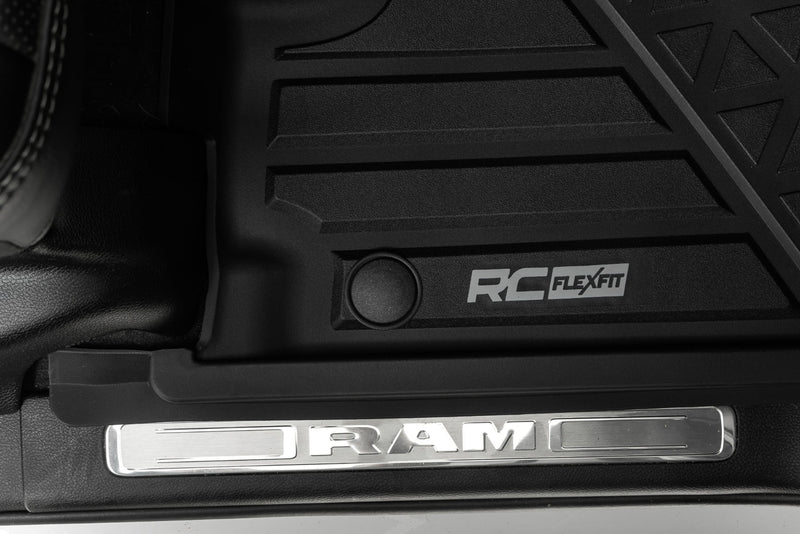 ラフカントリー Flex-Fit フロアマット クルーキャブ ラム 1500 (2019-2024) / 1500 TRX (2021-2024)