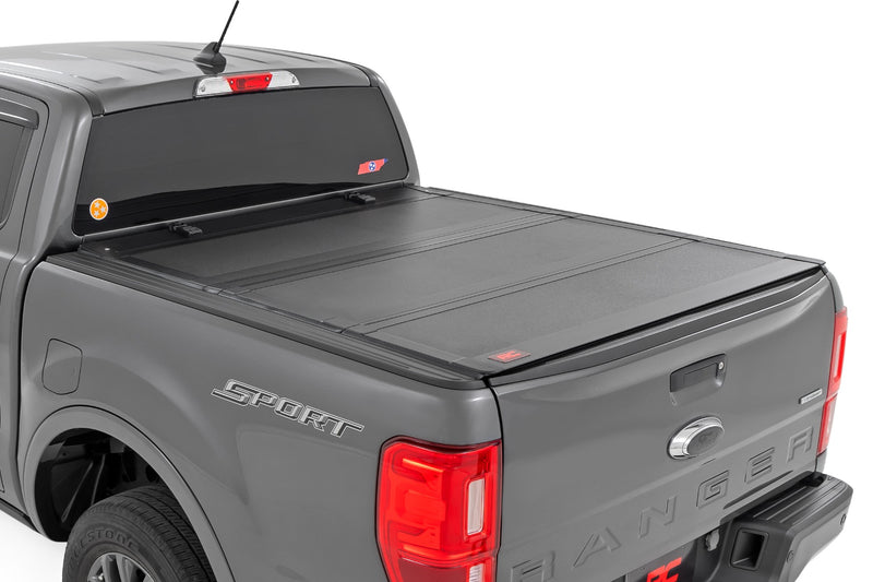 ラフカントリー フォード Ranger ハードトライフォールド フリップアップ トノーカバー (2WD/4WD 2019-2023)