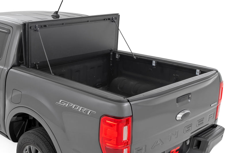 ラフカントリー フォード Ranger ハードトライフォールド フリップアップ トノーカバー (2WD/4WD 2019-2023)