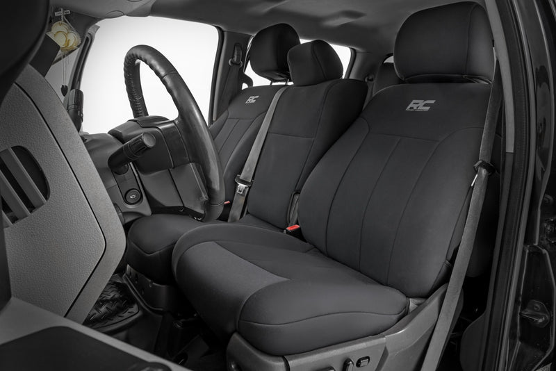ラフカントリー ネオプレンシートカバー フロント&リアセット フォード F-250/F-350 Super Duty 2011-2016