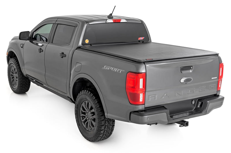 ラフカントリー ソフトロールアップトノーカバー 5フィートベッド フォード Ranger 2WD/4WD 2019-2023