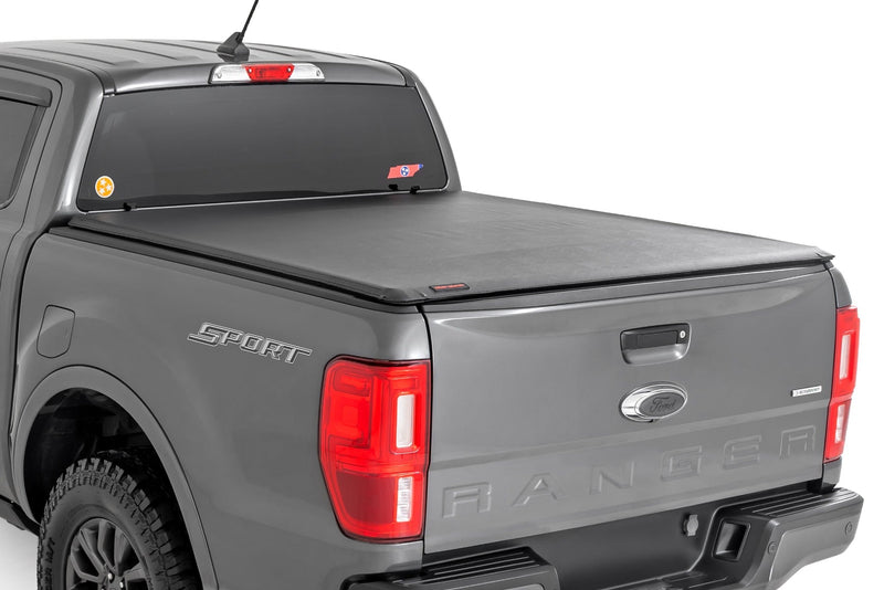 ラフカントリー ソフトロールアップトノーカバー 5フィートベッド フォード Ranger 2WD/4WD 2019-2023
