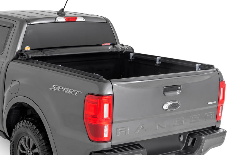 ラフカントリー ソフトロールアップトノーカバー 5フィートベッド フォード Ranger 2WD/4WD 2019-2023