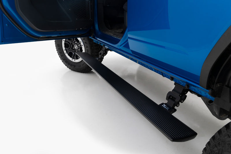 ラフカントリー パワーランニングボード デュアルモーター 4ドア フォード ブロンコ 4WD (2021-2026)