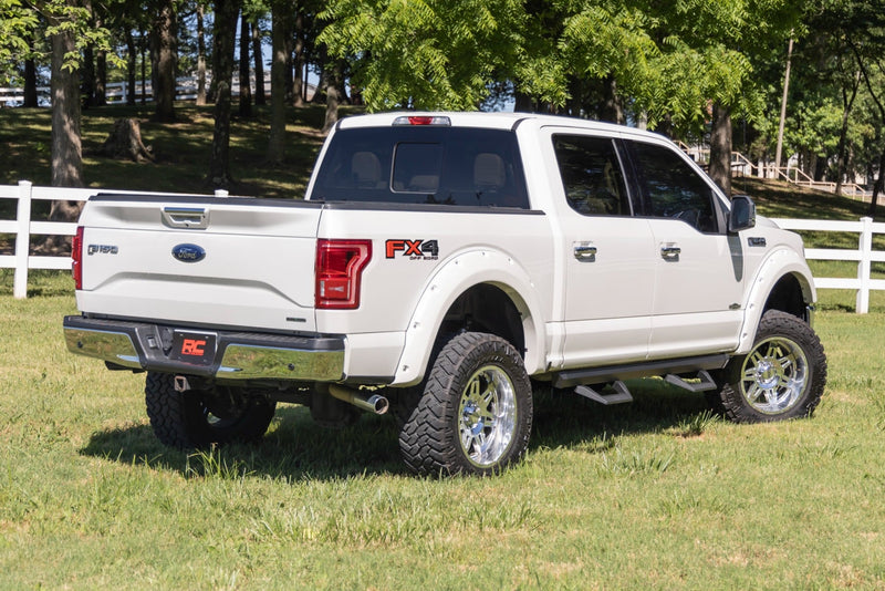ラフカントリー SRX2 アジャスタブルアルミサイドステップ クルーキャブ フォード F-150/Lightning/F-250/F-350/Raptor